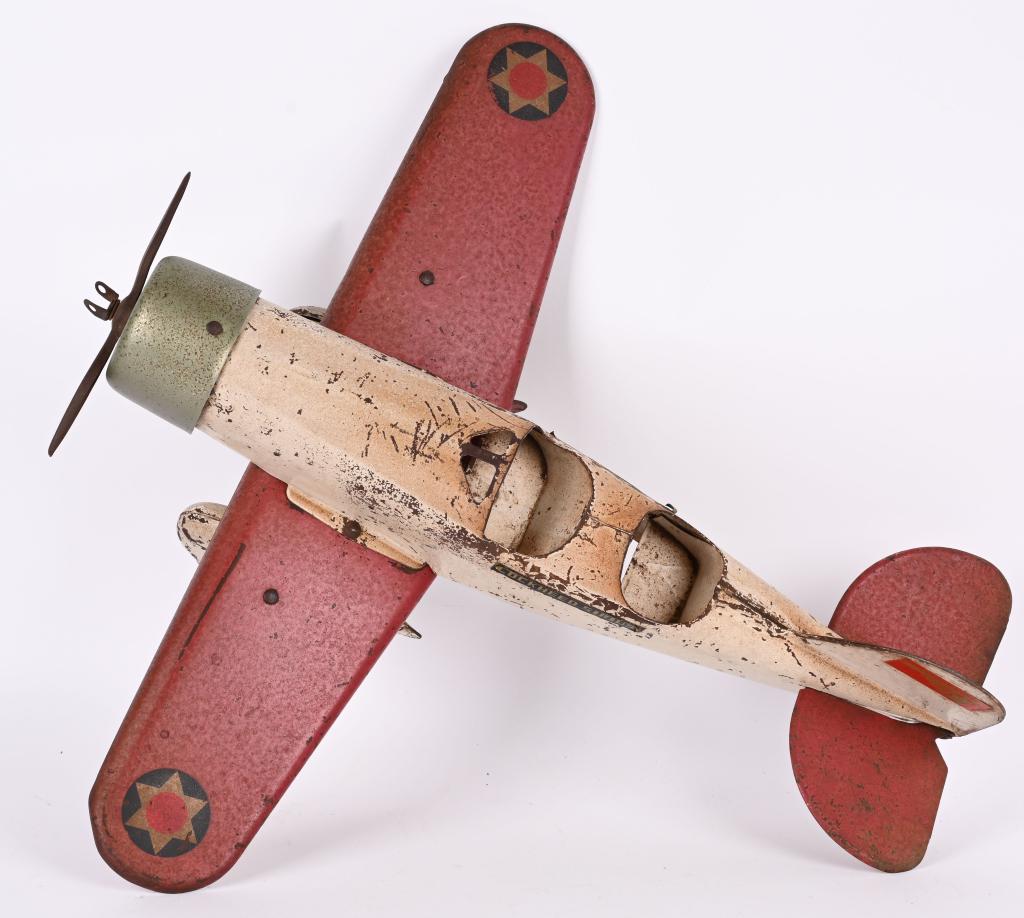 STEELCRAFT PRESSED STEEL LOCKHEED SIRUS AIRPLANE (1 of 6)