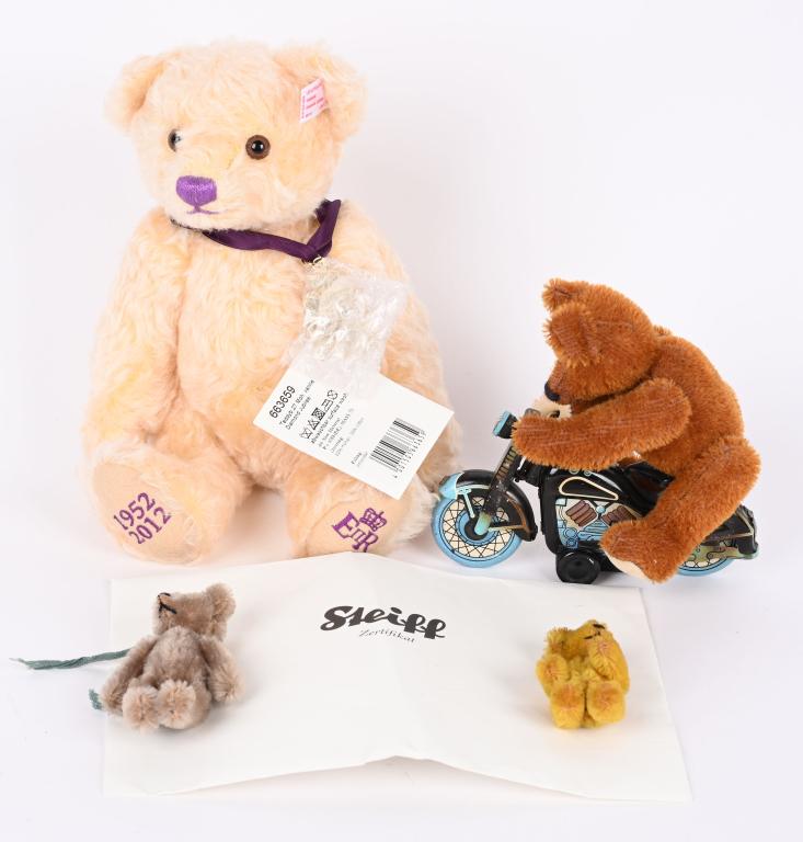 LOT OF MOHAIR TEDDY BEARS (1 of 4)