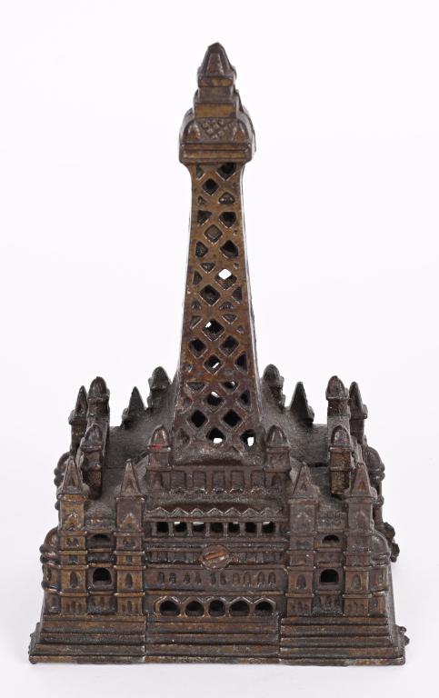 BLACKPOOL TOWER CAST IRON STILL BANK (1 of 5)