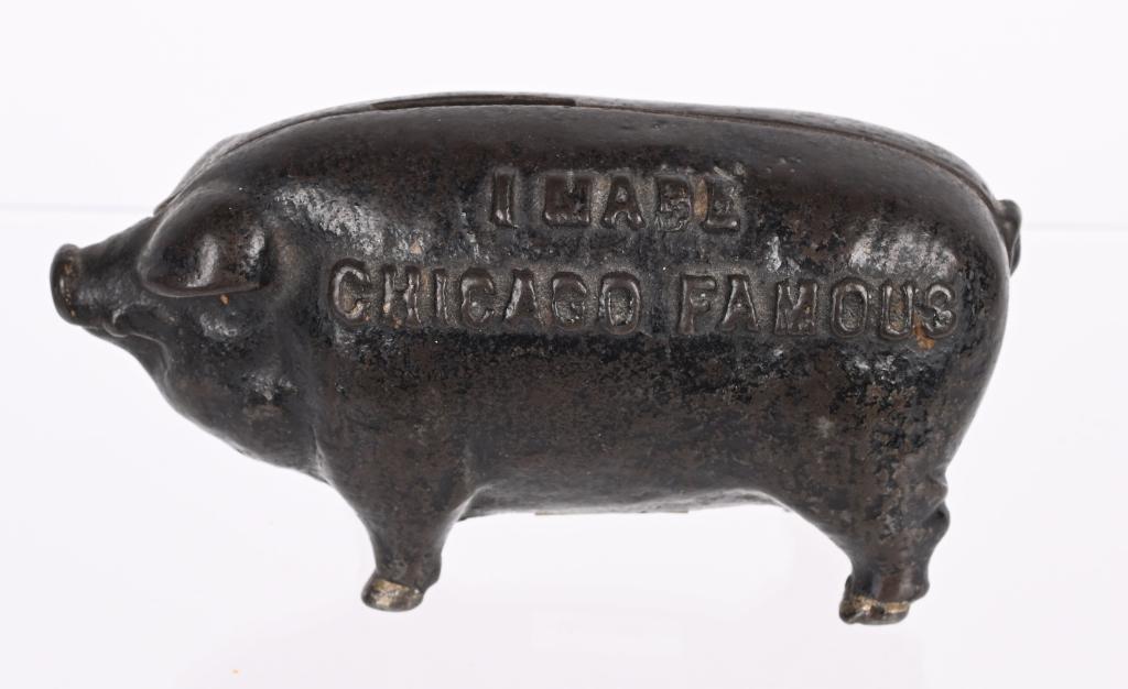 I MADE CHICAGO FAMOUS PIG STILL BANK (1 of 2)