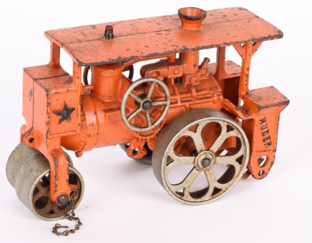 HUBLEY CAST IRON HUBER ROAD ROLLER (1 of 4)