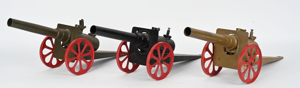3- CAST IRON & STEEL BIG BANG CANNONS (1 of 4)