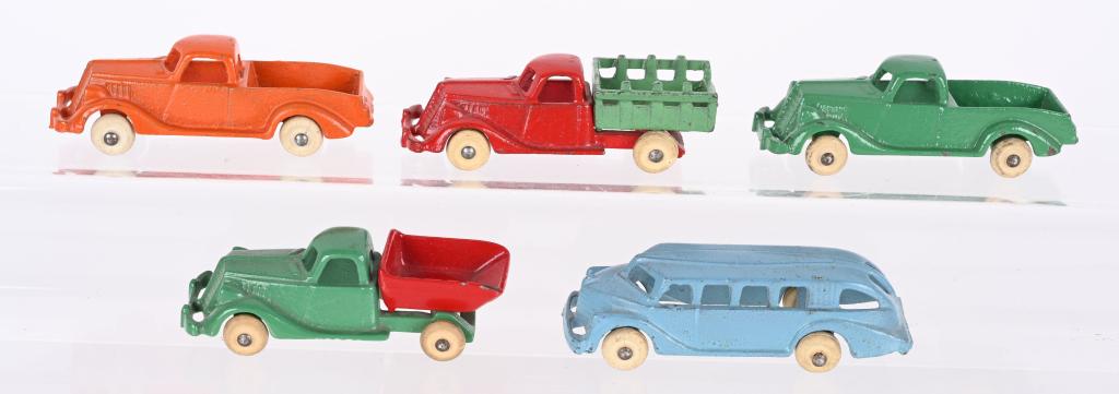 5- HUBLEY CAST IRON VEHICLES (1 of 2)