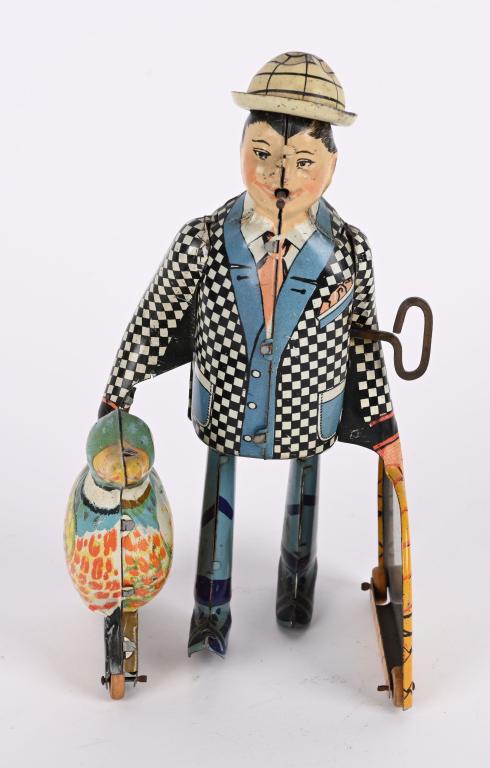MARX TIN WINDUP JOE PENNER WANNA BUY A DUCK (1 of 4)