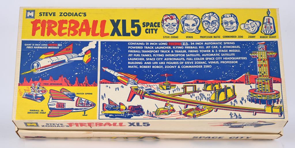 MULTIPLE FIREBALL XL5 SPACE CITY SET w/ BOX (1 of 11)