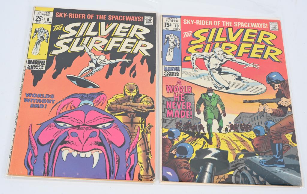 SILVER SURFER #6 & #10 COMIC BOOKS (1 of 5)