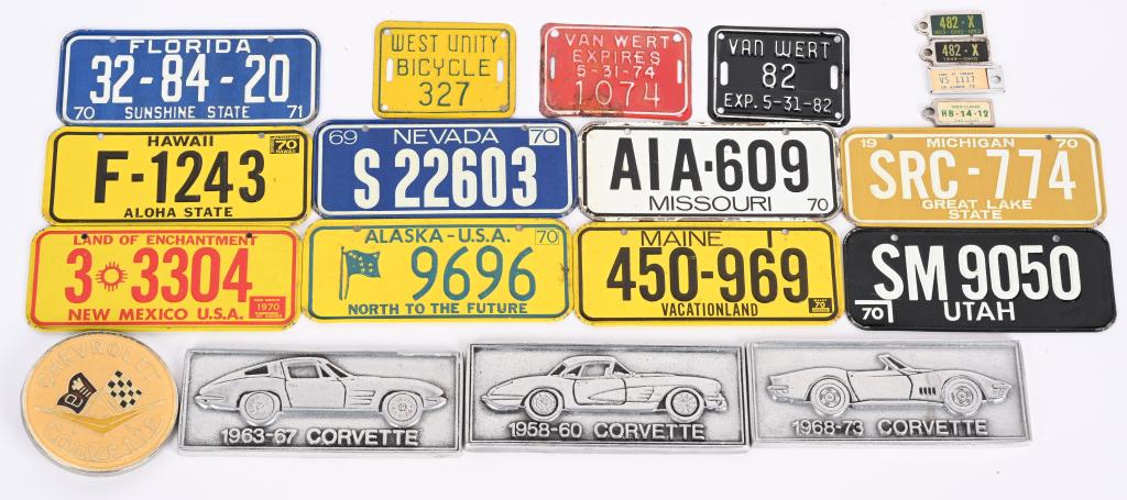 BICYCLE LICENSE PLATES & MORE (1 of 3)