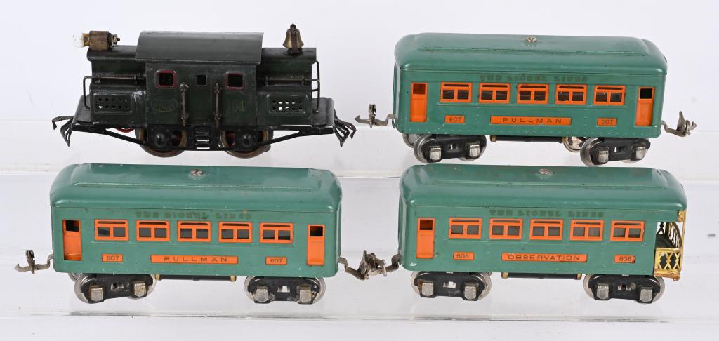 LIONEL PREWAR O GA 154 ENGINE & CARS (1 of 3)