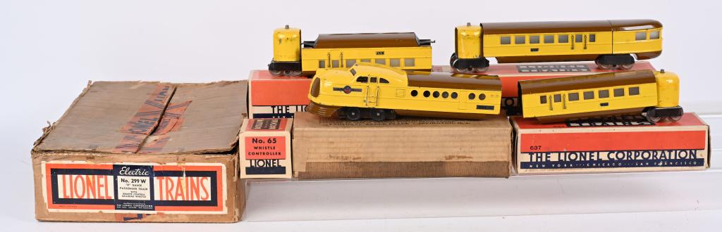LIONEL 299W CITY OF DENVER PASSENGER SET w/ BOX (1 of 4)