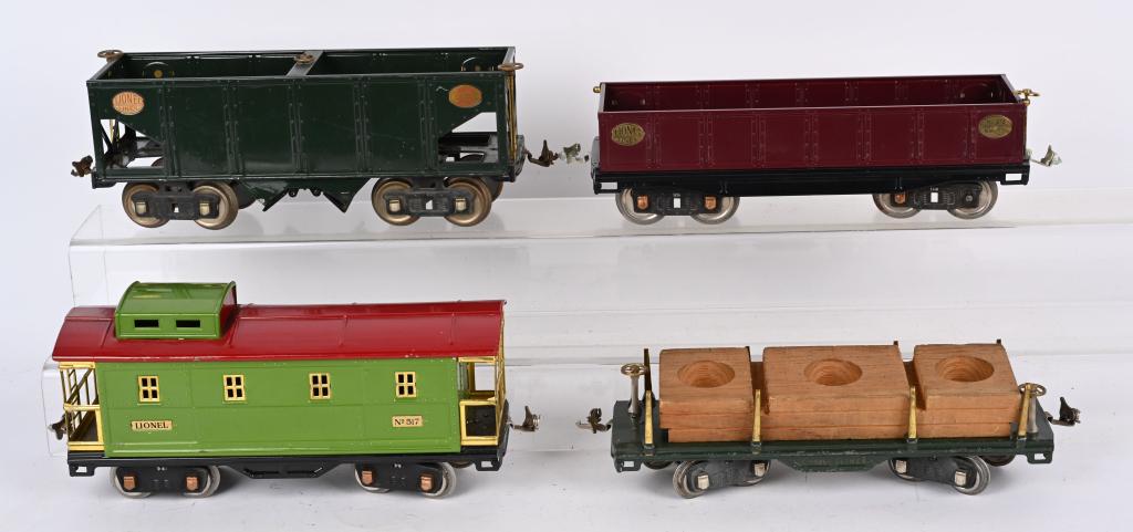 4- LIONEL PREWAR STD GA ROLLING STOCK (1 of 2)