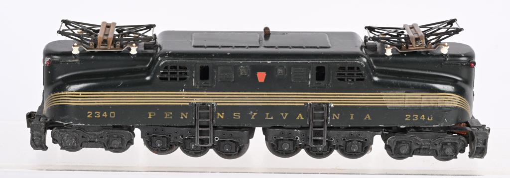 LIONEL 2340 PENNSYLVANIA GG1 GREEN 5 STRIPE: All original with minor wear