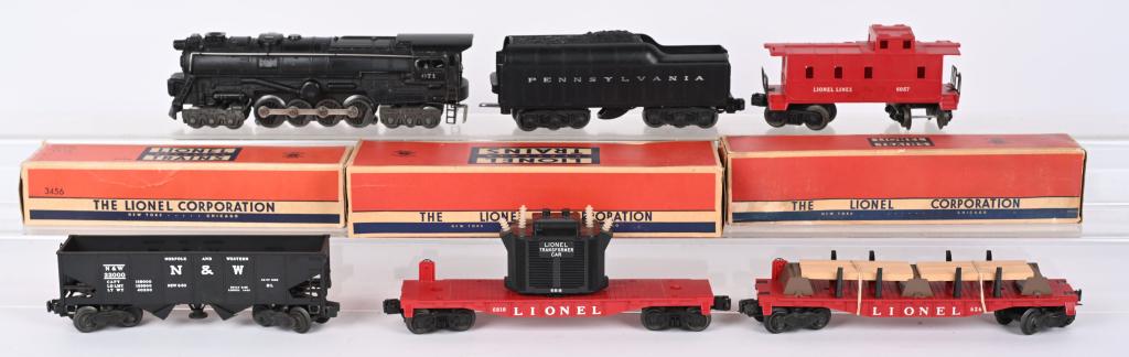 LIONEL 671 LOCOMOTIVE & TENDER w/ CARS (1 of 4)
