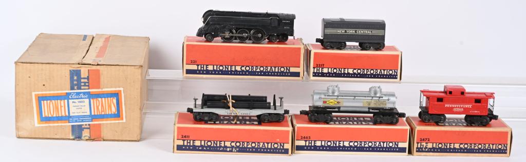 LIONEL NO. 1403 FREIGHT TRAIN SET, BOXED (1 of 4)