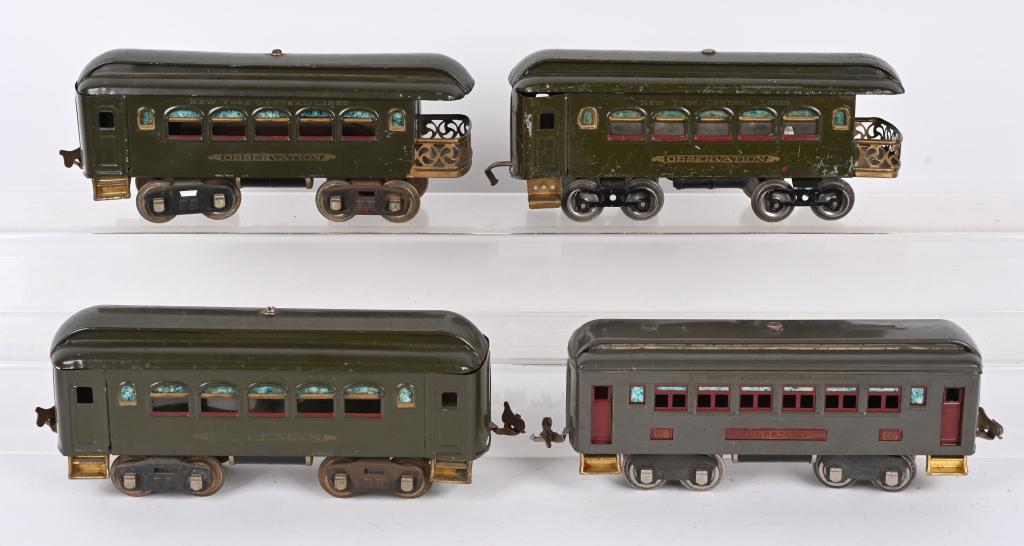 4- LIONEL STANDARD & O GAUGE PASSENGER CARS (1 of 2)