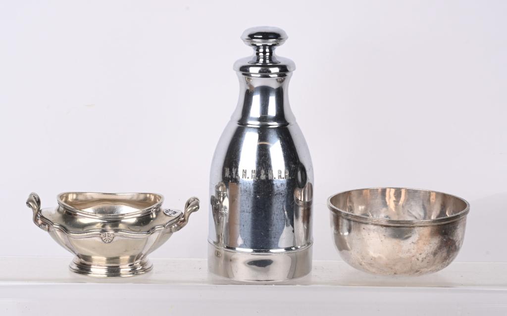 RAILROAD SILVER SOLDER METALWARE (1 of 4)