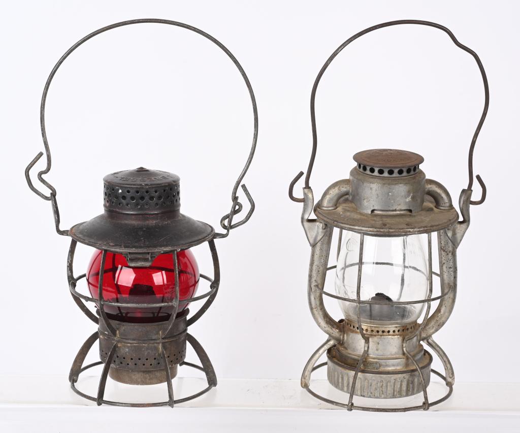 2- RAILROAD LANTERNS NYC & PRR (1 of 5)