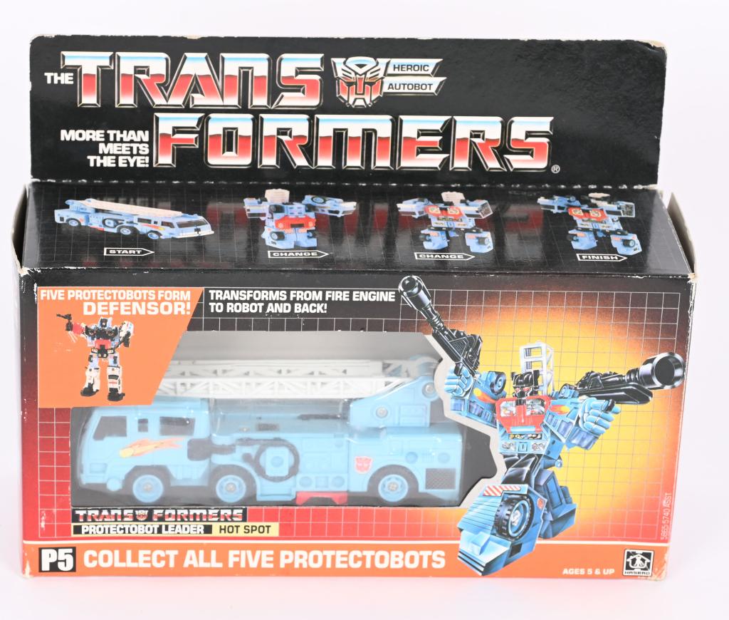 1986 HASBRO TRANSFORMERS P5 HOT SPOT MIB: 1986 Hasbro Transformer P5 Hot Spot. Never played with condition in clean Box.