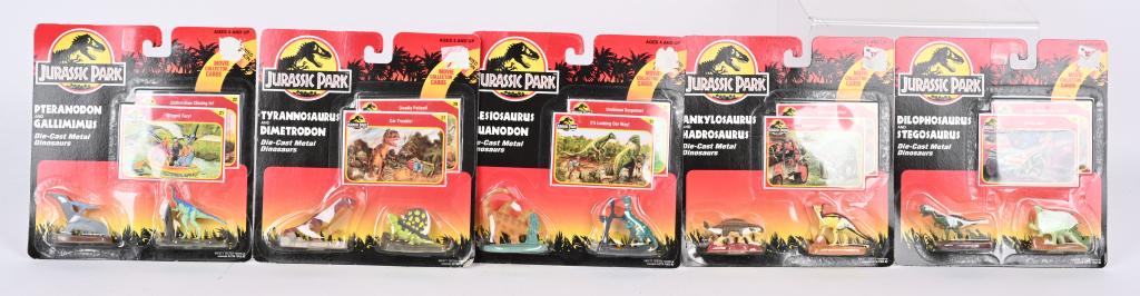 5- 1993 JURASSIC PARK DIECAST DINOSUAR 2-PACKS (1 of 5)