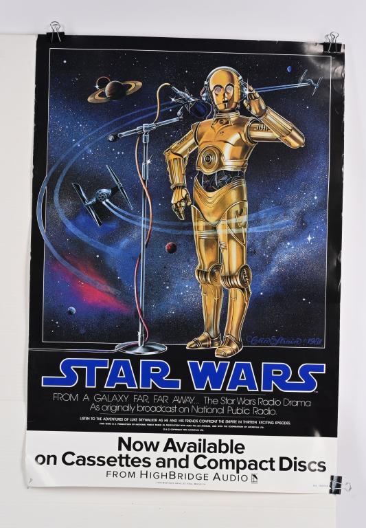 STAR WARS RADIO BROADCAST C3-PO POSTER (1 of 1)