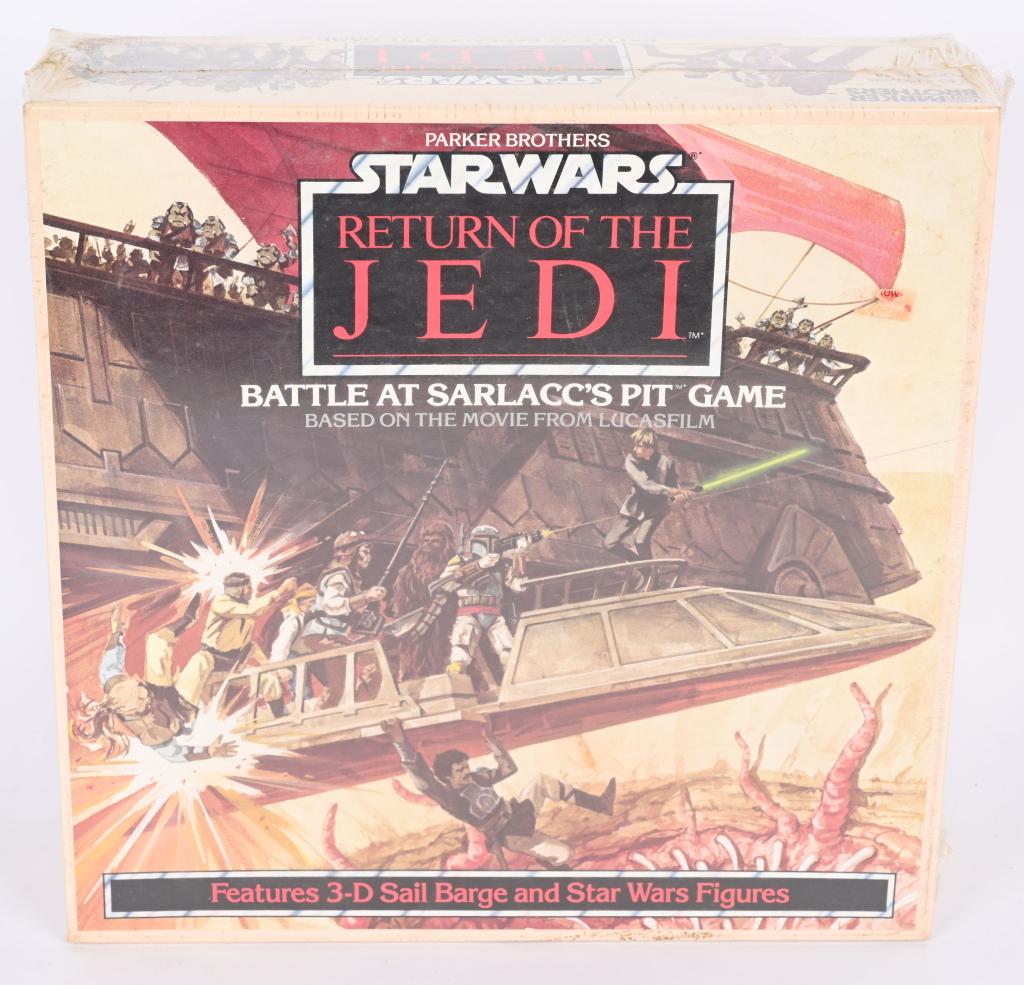 STAR WARS ROTJ BATTLE AT SARLACC'S PIT GAME: Star Wars ROTJ Battle at Sarlacc's Pit Game. Sealed in Box