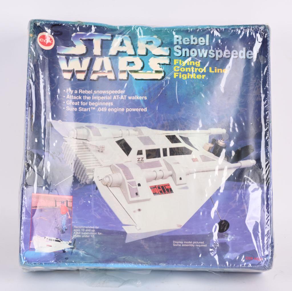 COX STAR WARS REBEL SNOWSPEEDER FLYING FIGHTER MIB (1 of 4)