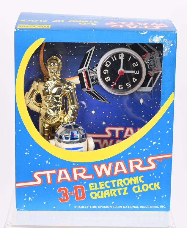 STAR WARS 3-D STAND-UP CLOCK MIB (1 of 2)