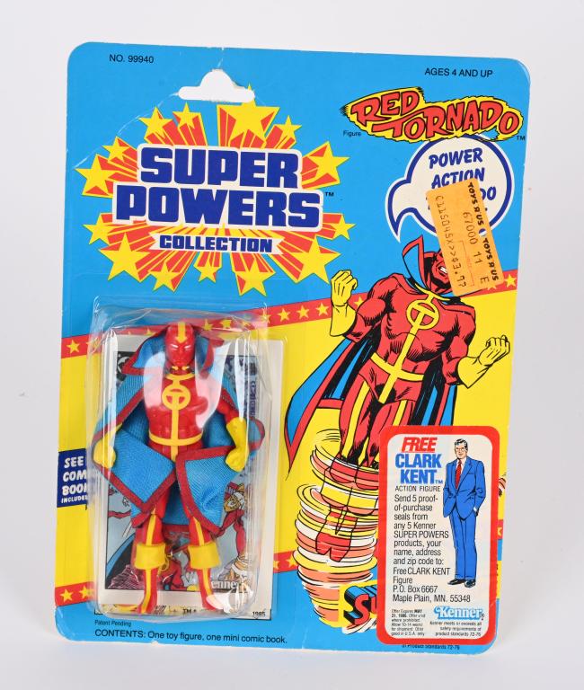 KENNER SUPER POWERS RED TORNADO ACTION FIGURE (1 of 3)