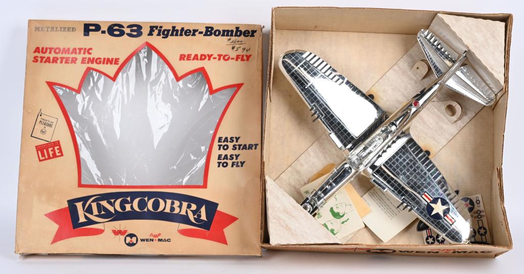 WEN MAC KINGCOBRA FIGHTER GAS POWERED AIRPLANE (1 of 4)