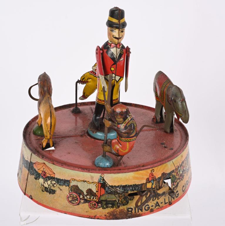 MARX TIN WINDUP RING-A-LING CIRCUS (1 of 4)