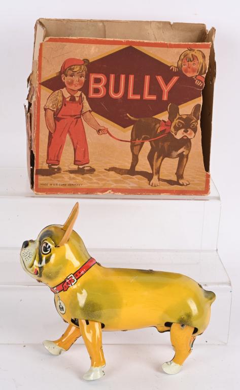US ZONE GERMANY TIN WINDUP FRENCH BULLDOG (1 of 4)