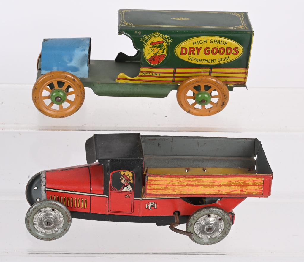 LOT OF 2 TIN CARS (1 of 4)