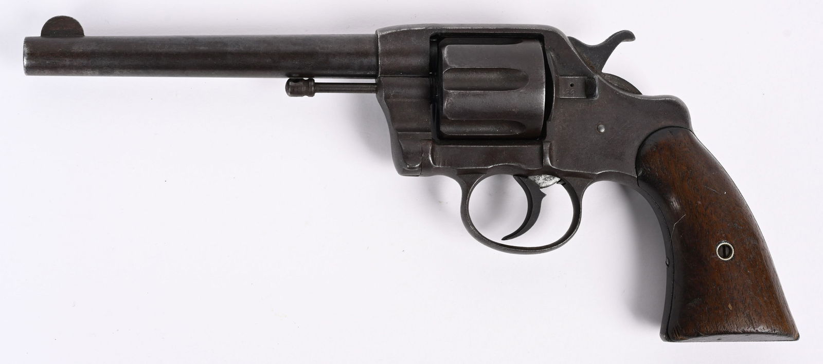 RARE ORIGINAL COLT MODEL 1889 NAVY REVOLVER CAL 38: SERIAL NUMBER 17556 BARREL 6" CALIBER 38 COLT MANUFACTURED 1892, The first swing out cylinder revolver adopted by the US Gov't and known as the Navy Model. These revolvers went through many adaptation