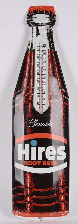 VINTAGE HIRES TIN THERMOMETER SIGN (1 of 2)