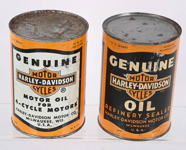 old harley davidson oil can