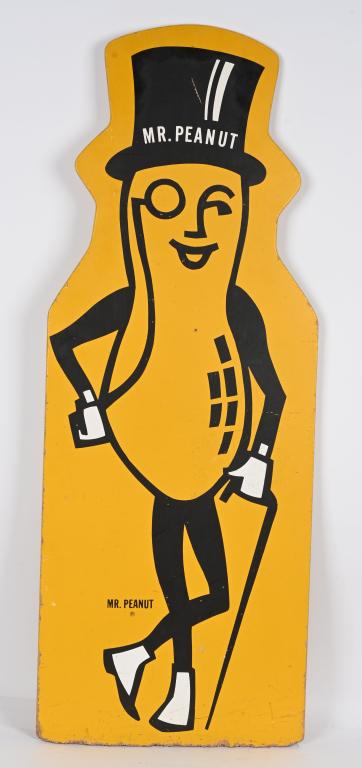48" MR PEANUT WOODEN FIGURE SIGN (1 of 2)