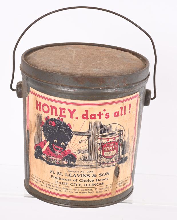 HONEY DATS ALL PURE HONEY TIN BUCKET (1 of 3)