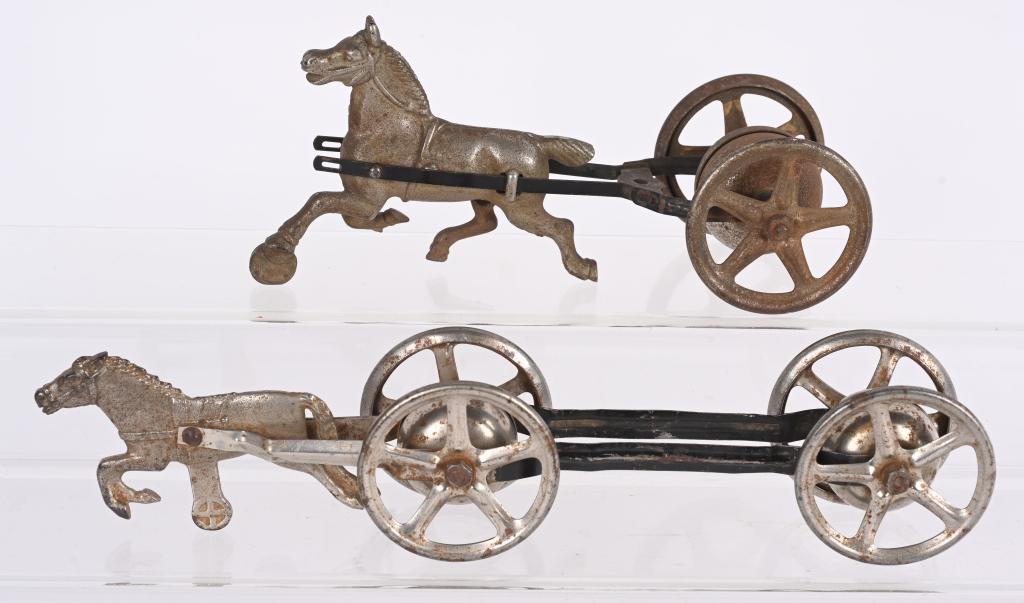 2- ANTIQUE CAST IRON TOY BELL TOYS (1 of 2)