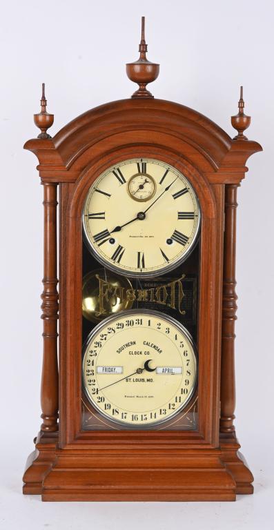 SOUTHERN CALENDAR FASHION SHELF CLOCK (1 of 5)