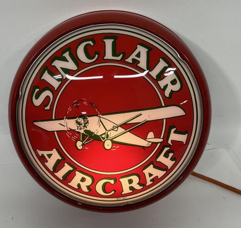 SINCLAIR AIRCRAFT LIGHT UP SIGN (1 of 1)