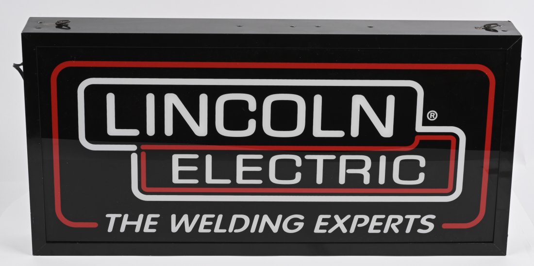 LINCOLN ELECTRIC WELDING LIGHTUP SIGN (1 of 1)