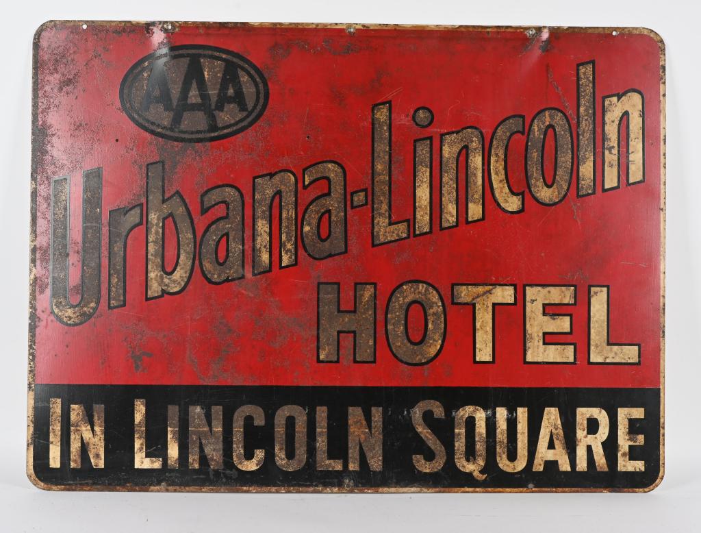 URBANA-LINCOLN HOTEL SIGN (1 of 2)