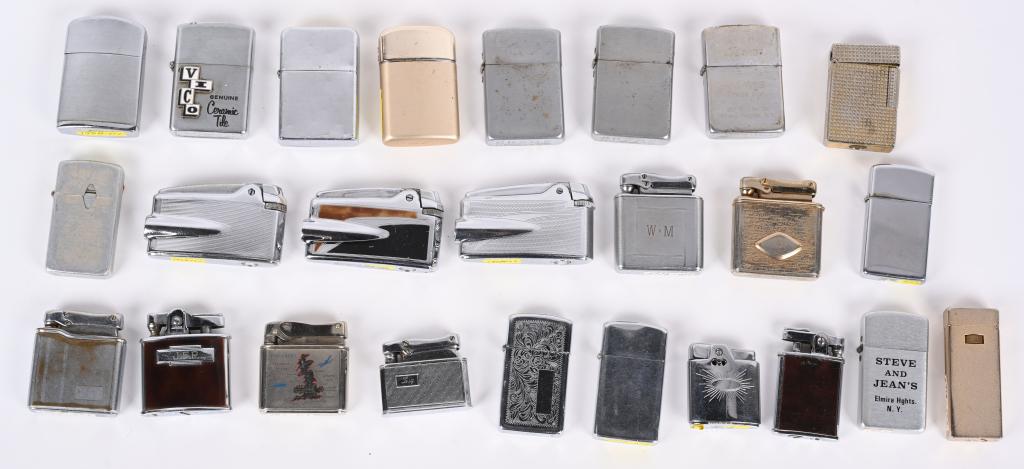 25- CIGARETTE LIGHTERS, VARIOUS MAKERS (1 of 3)