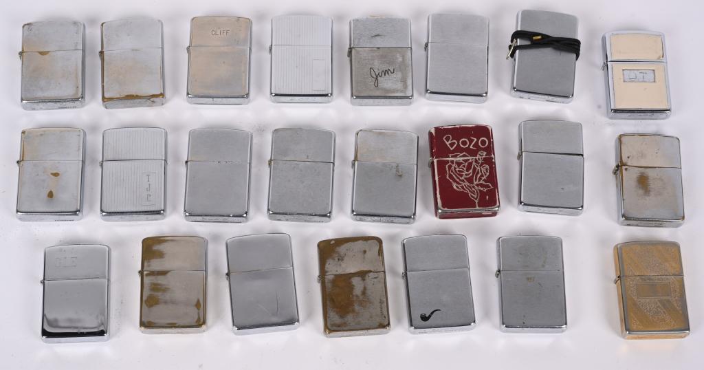 23- ZIPPO CIGARETTE LIGHTERS (1 of 3)