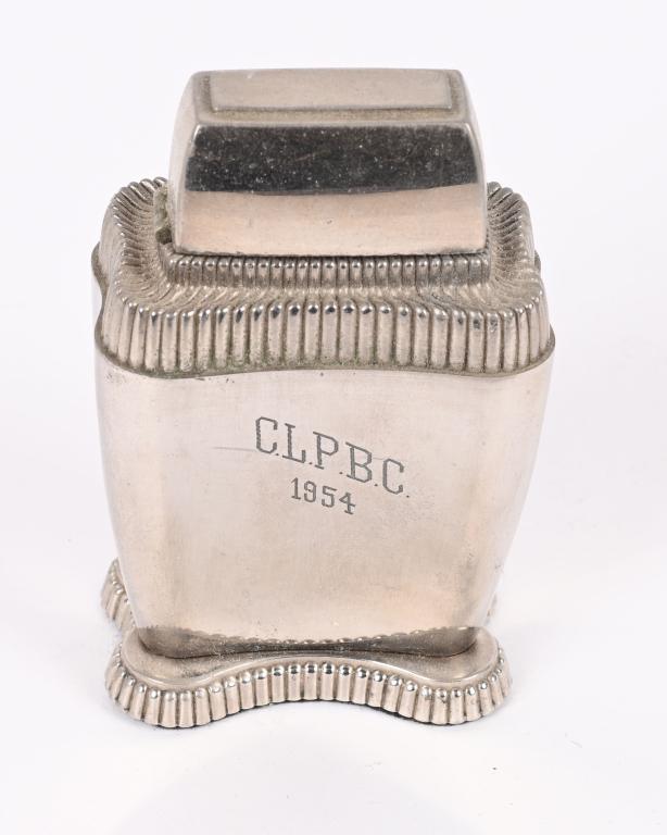 ZIPPO LADY BRADFORD TABLE LIGHTER Pat. 2032695 (1 of 3)