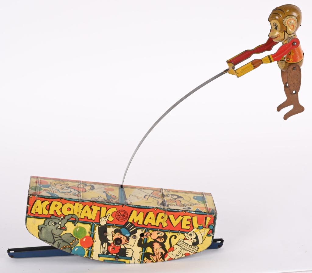MARX TIN WINDUP ACROBATIC MARVEL (1 of 2)