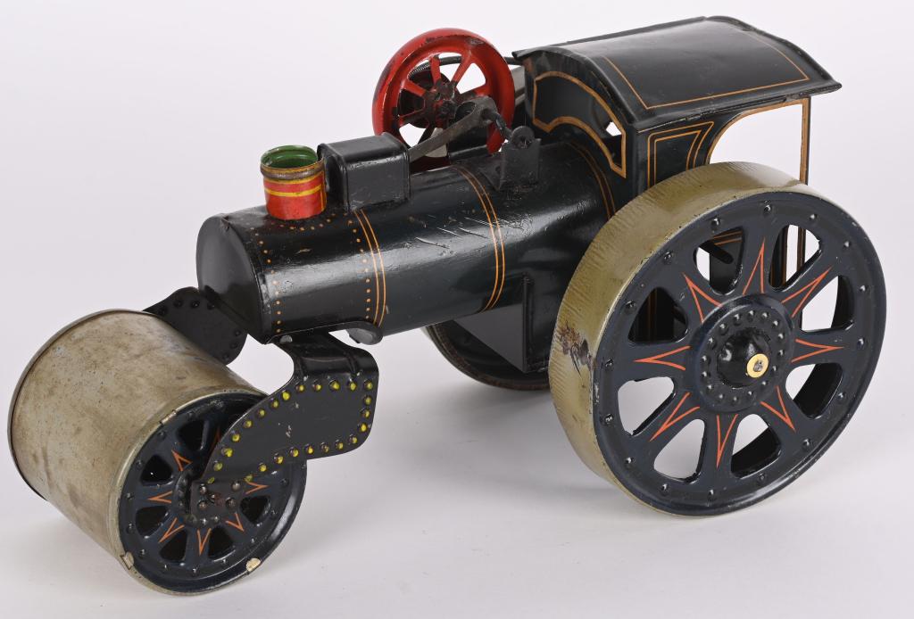 BING TIN WINDUP STEAM ROLLER (1 of 4)