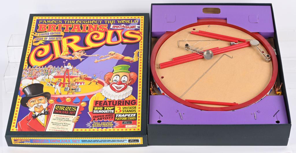 BRITAINS #8665 CIRCUS DIORAMA SET MIB: New Old Stock Boxed