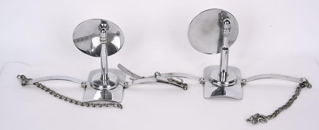 PAIR OF PACKARD SIDE MOUNT MIRRORS (1 of 3)