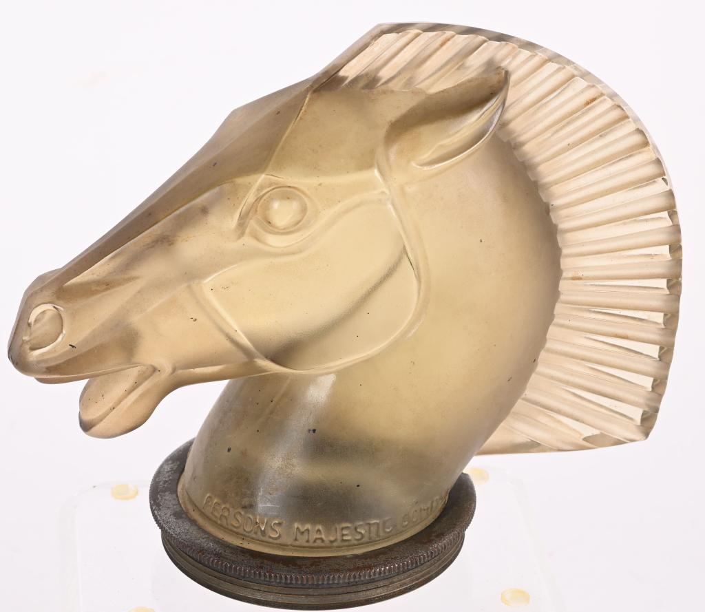 PERSONS MAJESTIC HORSE HEAD CAR MASCOT (1 of 4)