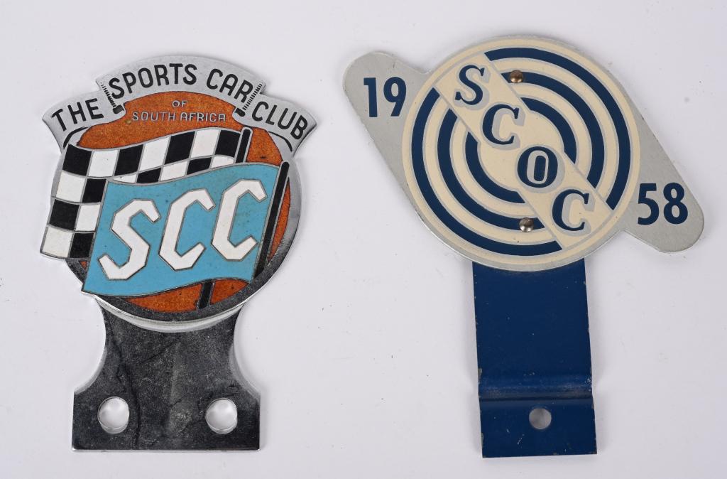 Sport Car Club & 1958 SCOC License Attachments (1 of 2)